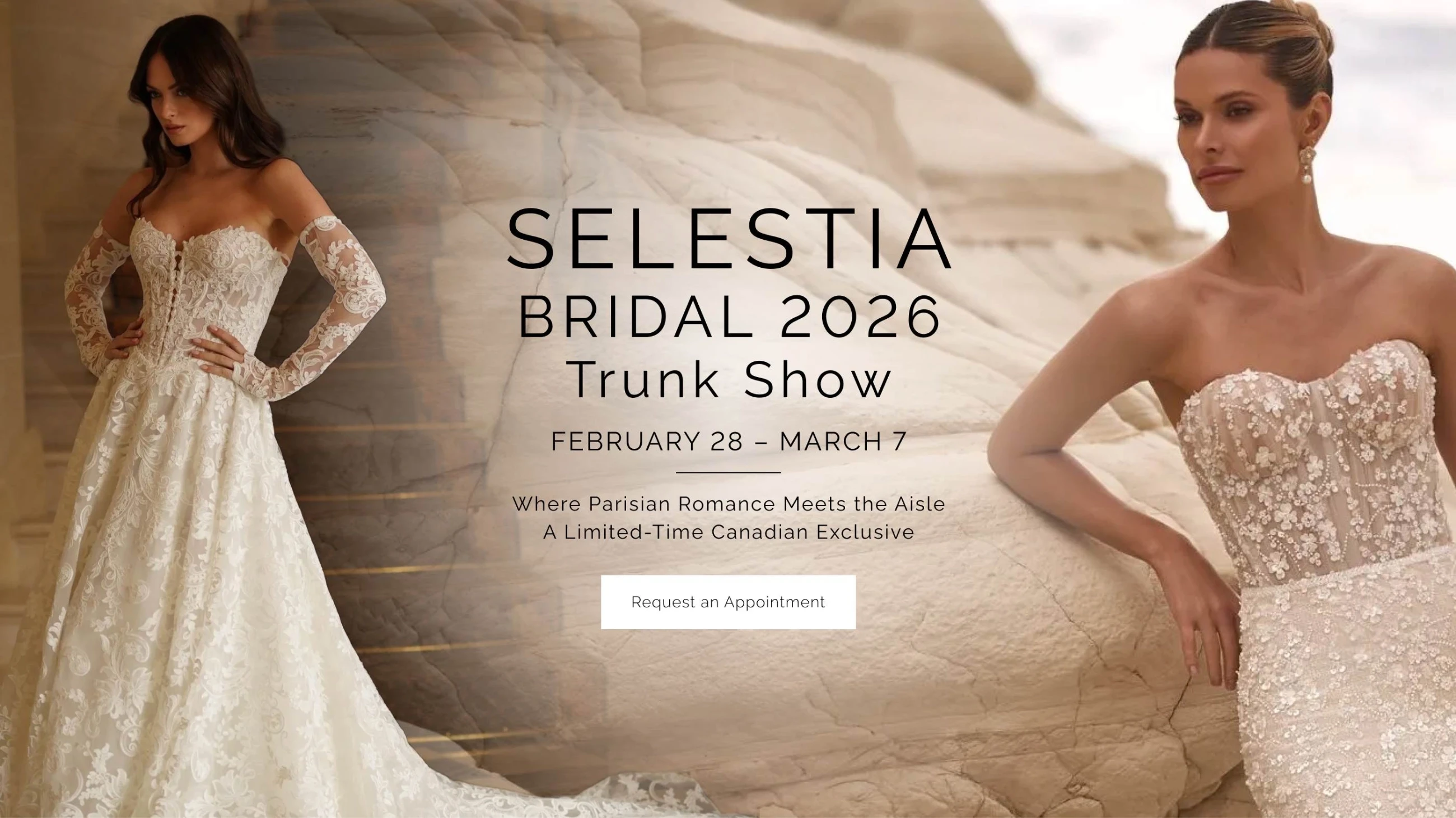 Selestia Bridal 2026 Trunk Show