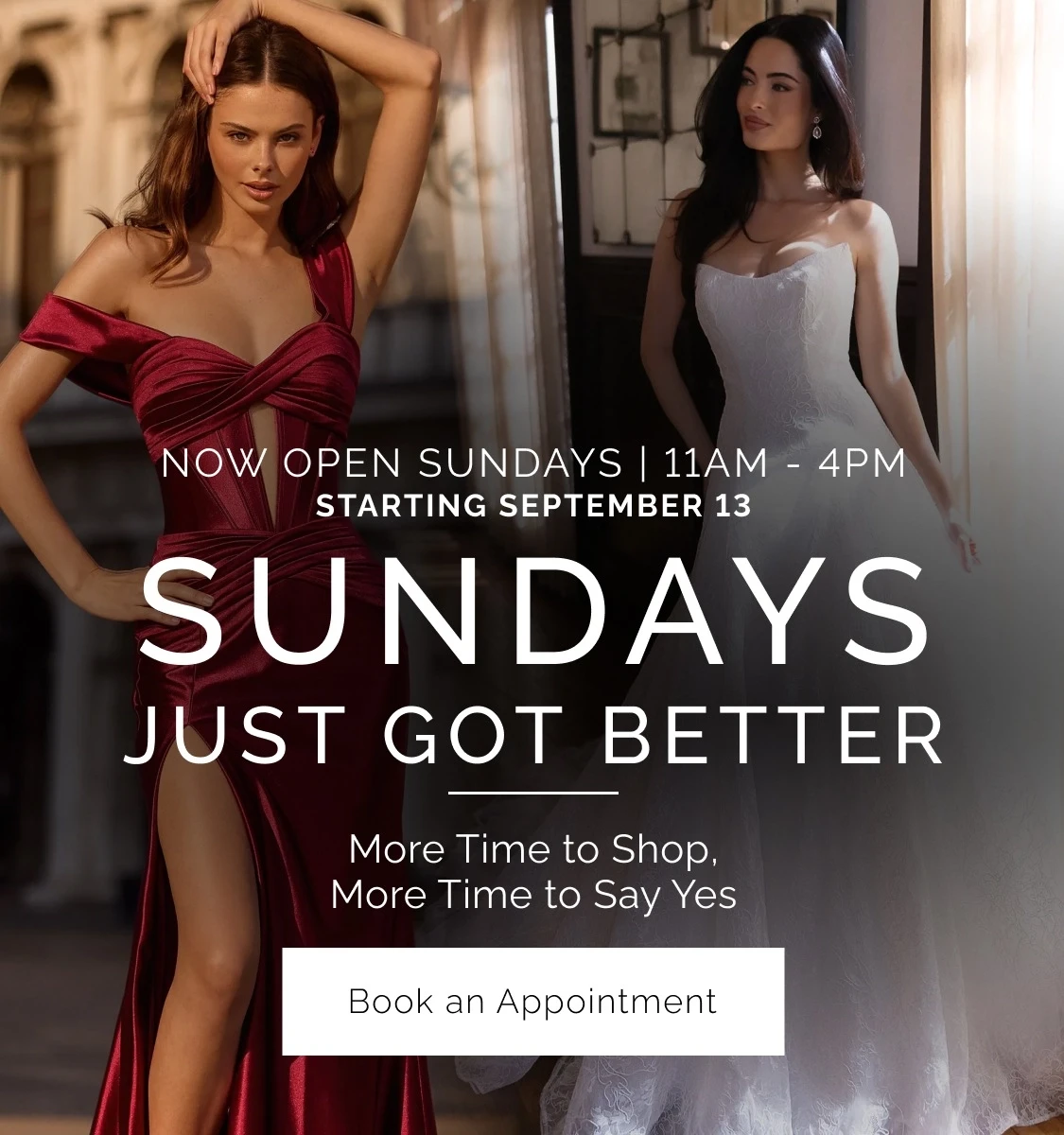 Sunday Appointments Are Now Available