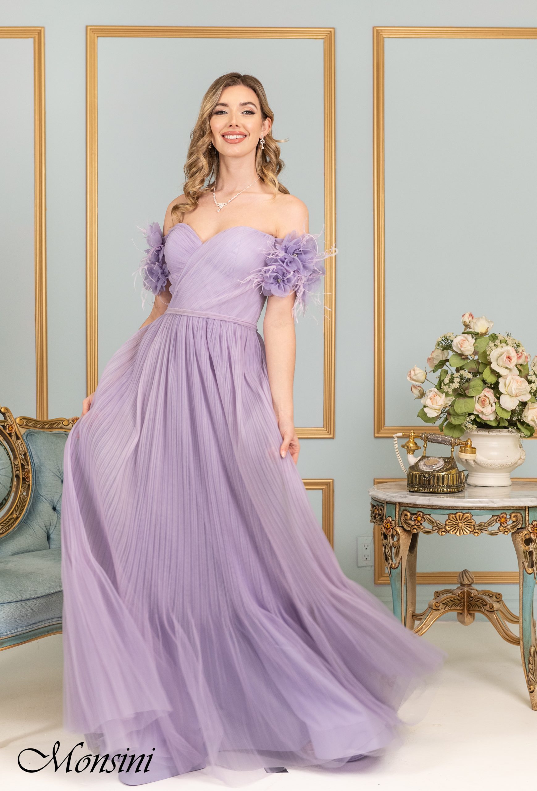 31910 - Monsini Prom Dresses available at Lisa's Bridal