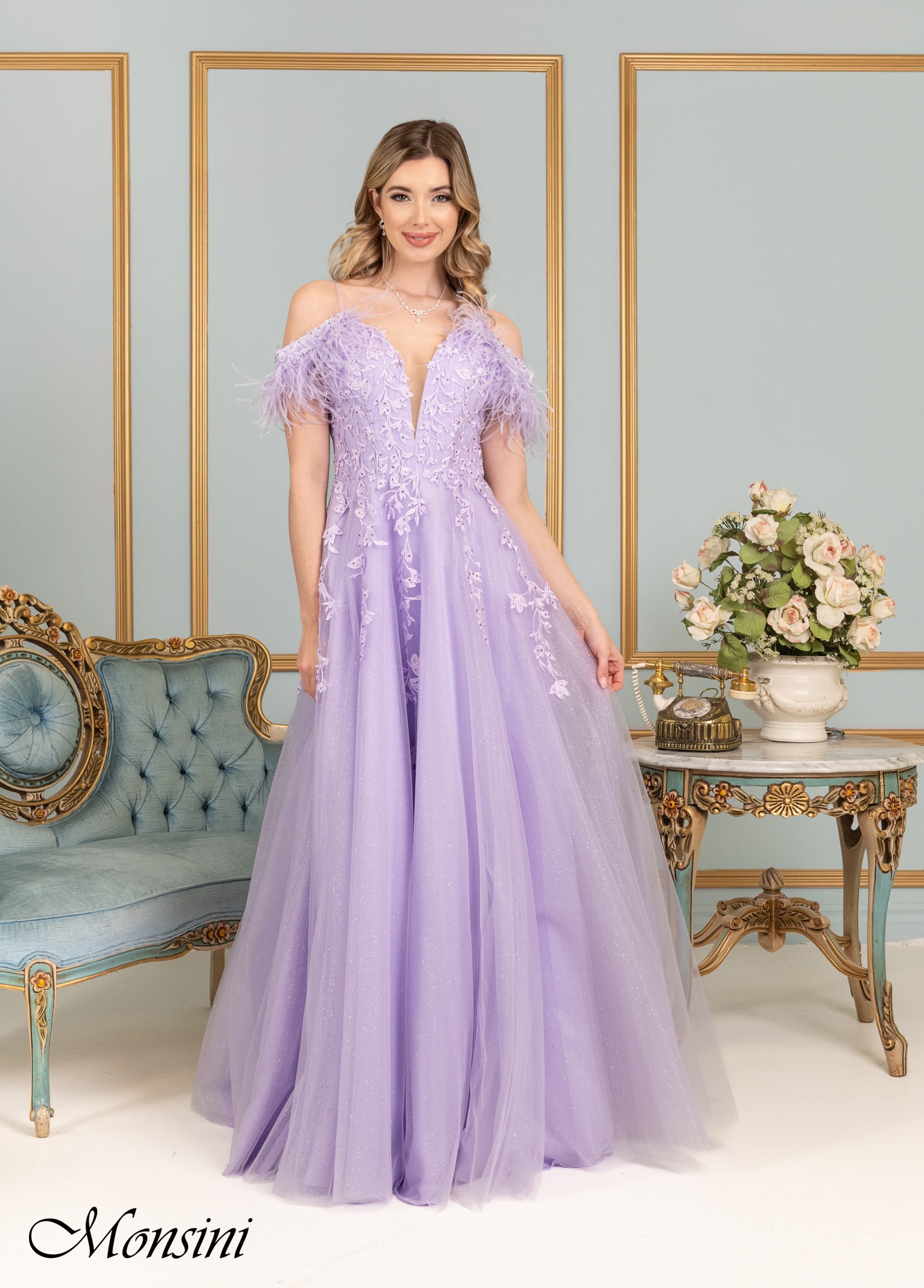 31912 - Monsini Prom Dresses available at Lisa's Bridal